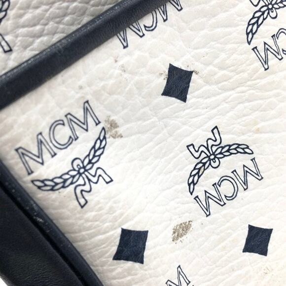 AUTHENTIC MCM Cognac Visetos Shoulder Bag - Picture 9 of 9